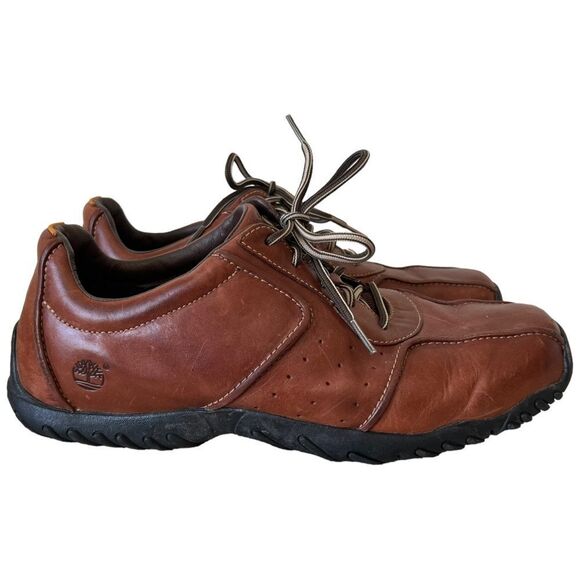 TIMBERLAND Lexington 55518 Brown Leather Lace up Men’s Shoes 11 main image 10